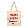 Nasty Vegan Woman Tote Bag - Roomy