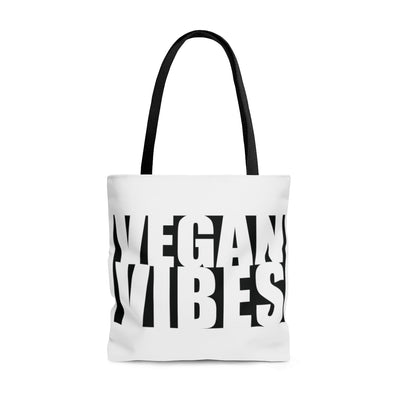 Vegan Vibes AOP Tote Bag