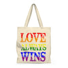 Love Always Wins Tote Bag - Roomy