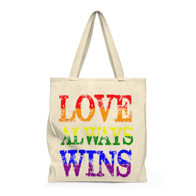 Love Always Wins Tote Bag - Roomy