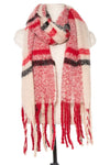 Soft Plaid Oblong Scarf