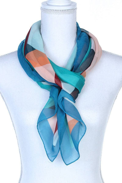 Geometric Pattern Oblong Scarf