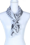 Polka Dots Pattern Sheer Oblong Scarf